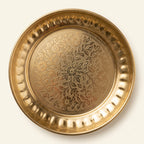 Brass Vastu Kachhua Tortoise with Decorative Pooja Thali