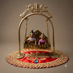 Handcrafted Brass Radha Krishna Jhula