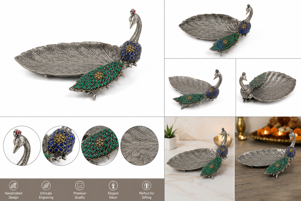 Peacock Decorative Tray