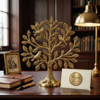 Golden Tree of Life Decorative Showpiece