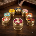 Premium Brass Kumkum Box (Kumkum Dani)