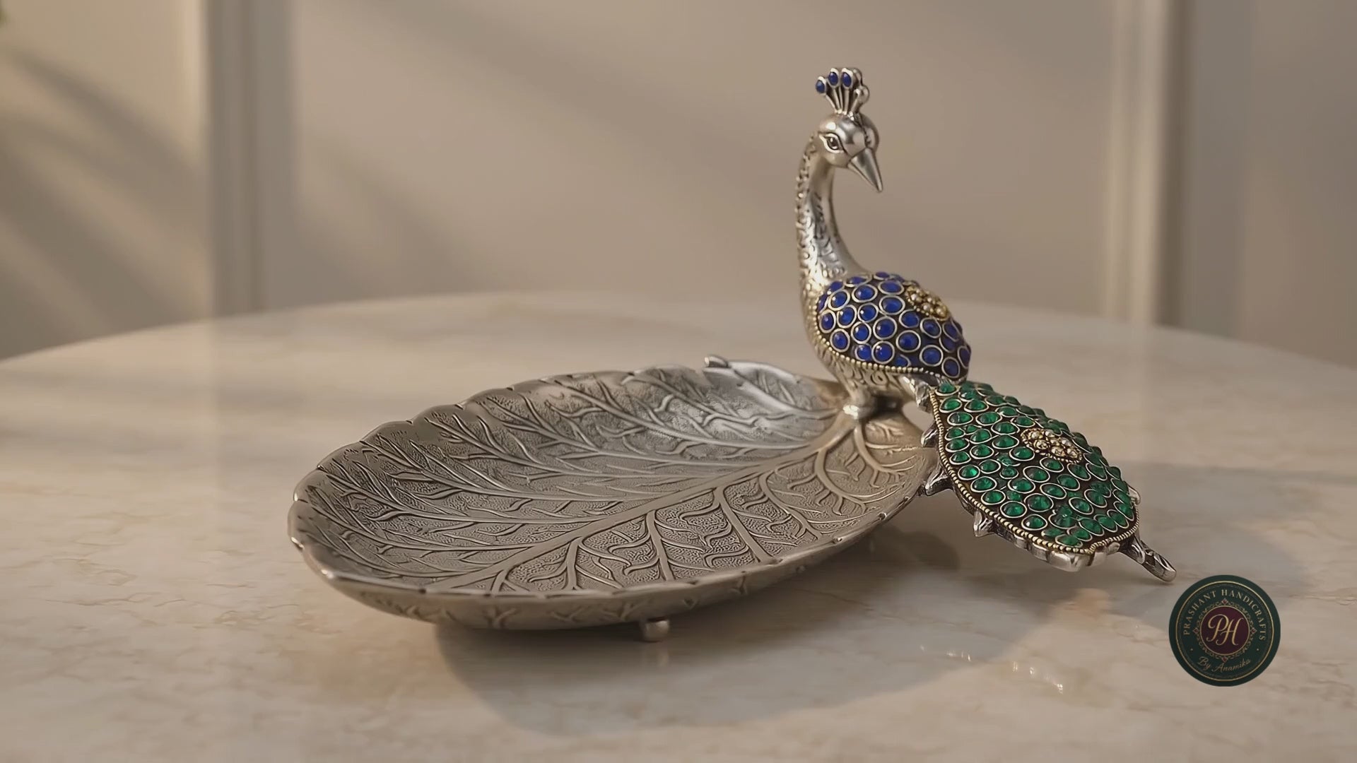 Peacock Decorative Tray